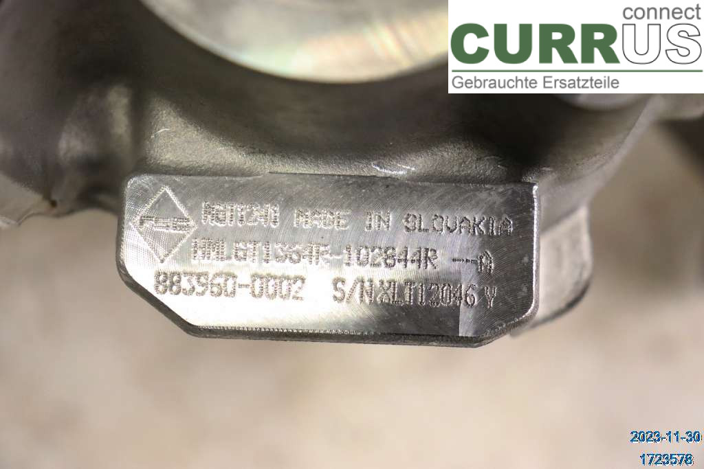 DACIA DUSTER  18-24 Turbo charger 144101912R 1,3 TCe