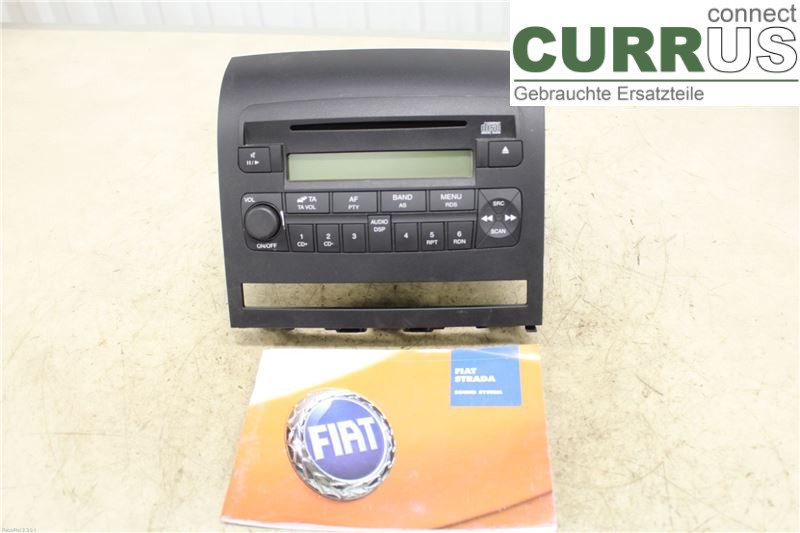 FIAT STRADA Radio-CD-/Multimedia-Panel VP50FF-18C838-EA 1.3 MJT
