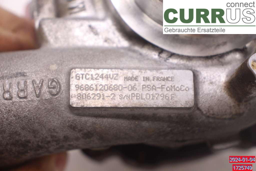 FORD FOCUS  11-14 Turbosprężarka 1945757 1,6 TDCI T3DB