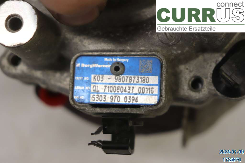 PEUGEOT 308  14-21 Turbo charger 9840533580 2.0