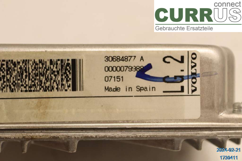 VOLVO S60      05-10 Engine Control Unit (ECU) 8603501 2,4  B5244S2
