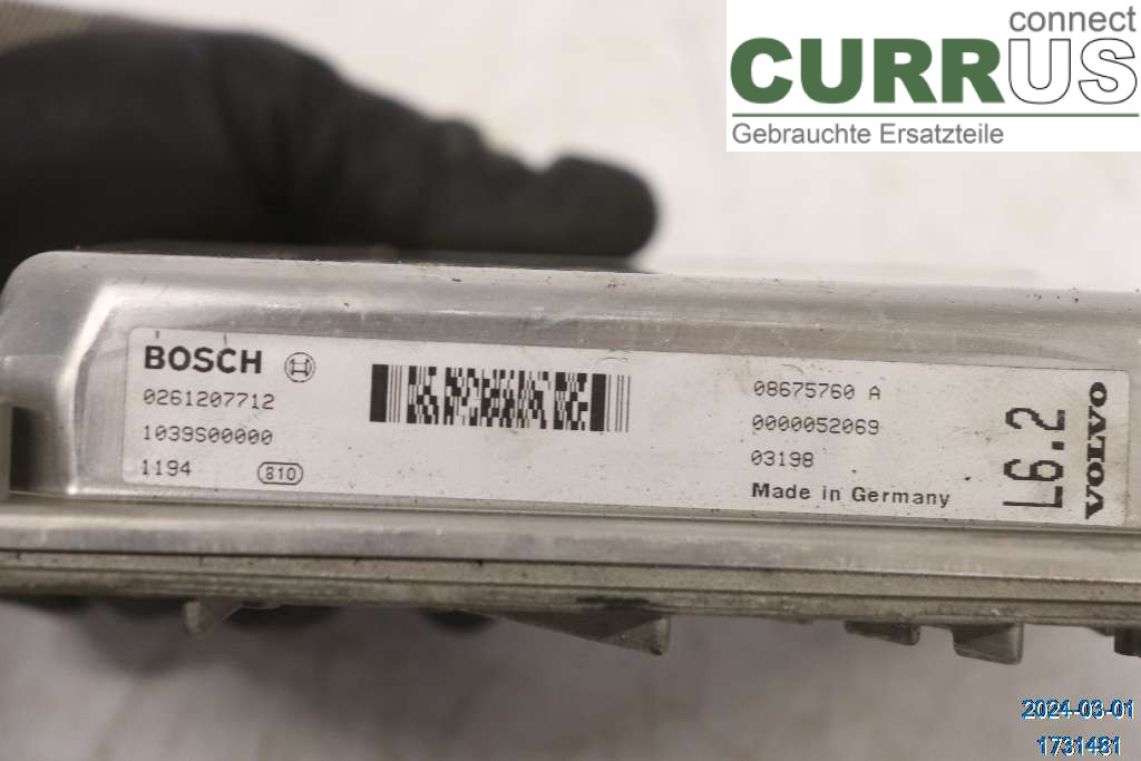 VOLVO XC70   01-04 Motorens styreenhed (ECU) 8602779 2,5 T B5254T2