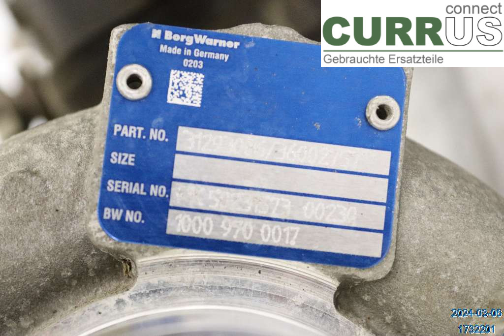 VOLVO V70    14-16 Turbo charger 36012552 D5 2,4