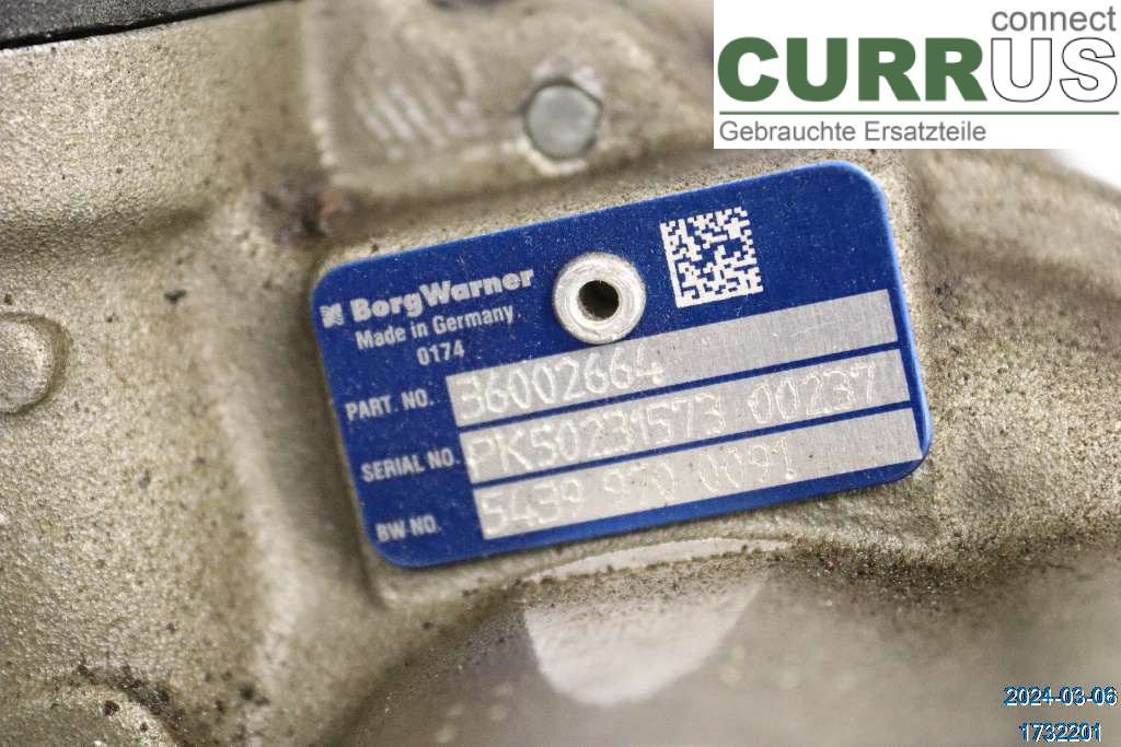 VOLVO V70    14-16 Turbo charger 36012552 D5 2,4