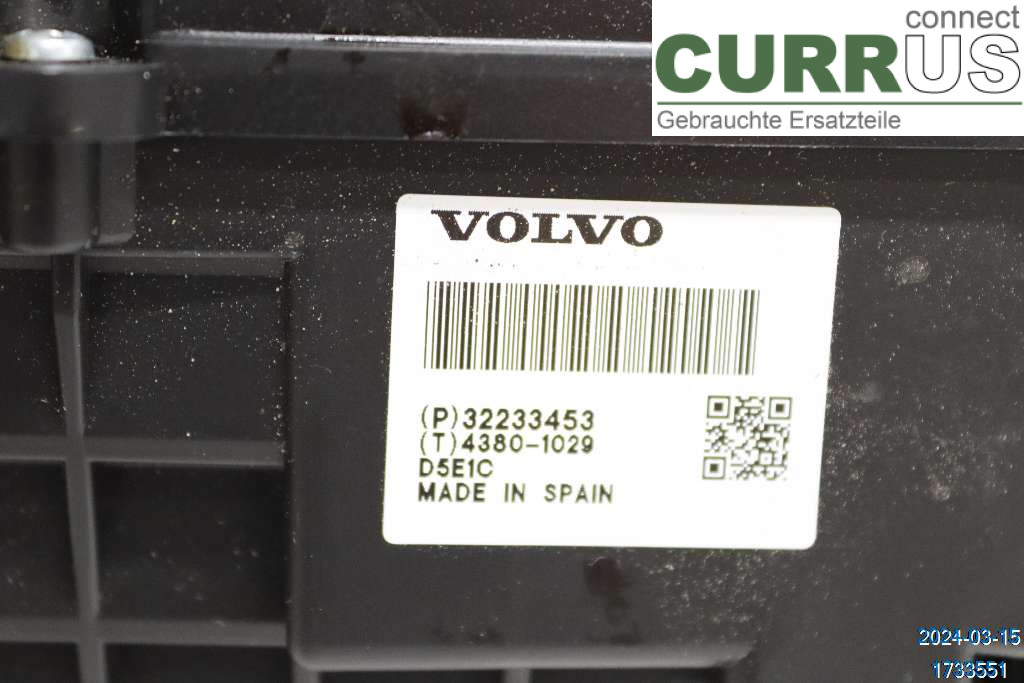 VOLVO V90 CROSS COUNTRY 17- Kontrolldisplay 36011456 2.0