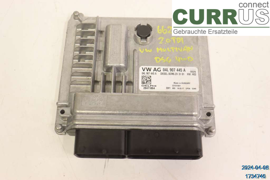 VW MULTIVAN T4-T6 91-21 Unité de contrôle moteur diesel (ECU) 04L906056AF 2,0 TDI