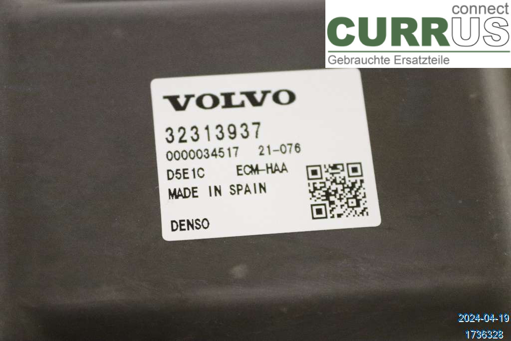 VOLVO V90 CROSS COUNTRY 17- Engine Control Unit Diesel (ECU) 36011707 B4 2.0 Hybrid
