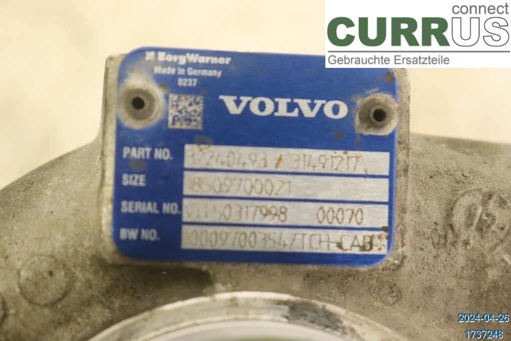 VOLVO V60  19- Turbolader 36050833 D3 2,0 D4204T4