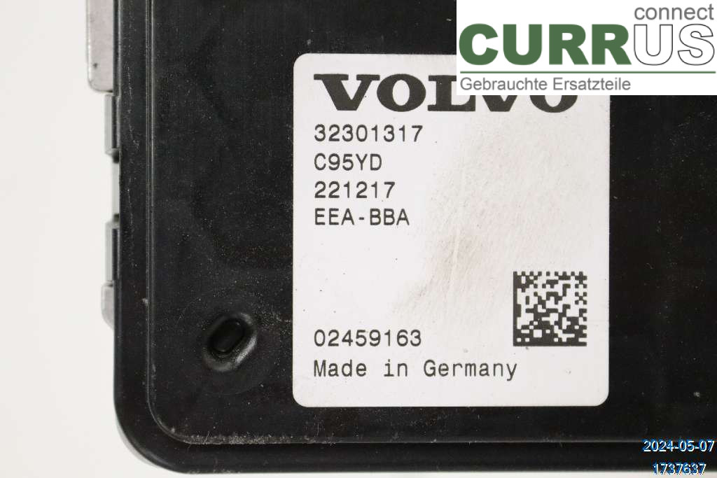 VOLVO V60 CROSS COUNTRY 19- Power distribution controller 36013252 B4 2,0 D