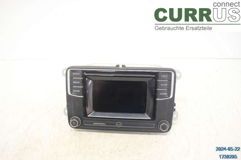 VW CADDY 16-20 Radio CD / Multimedia panel 1K8035150D 2,0 TDI