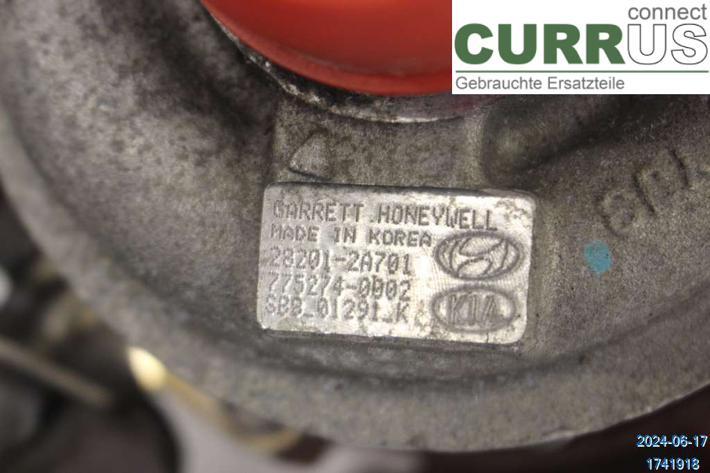 KIA CEED  12-18 Turbo charger 282012A701 SW 1.6 CRDI