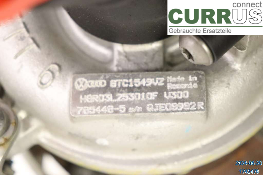 VW PASSAT  11-14 Turbo charger 03L253010FX 2,0TDI