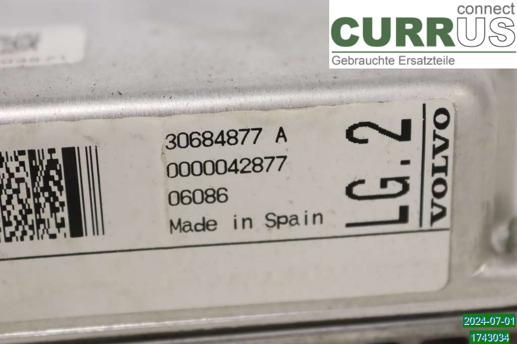 VOLVO V70      05-08 Engine Control Unit (ECU) 8603501 2,4 MK2