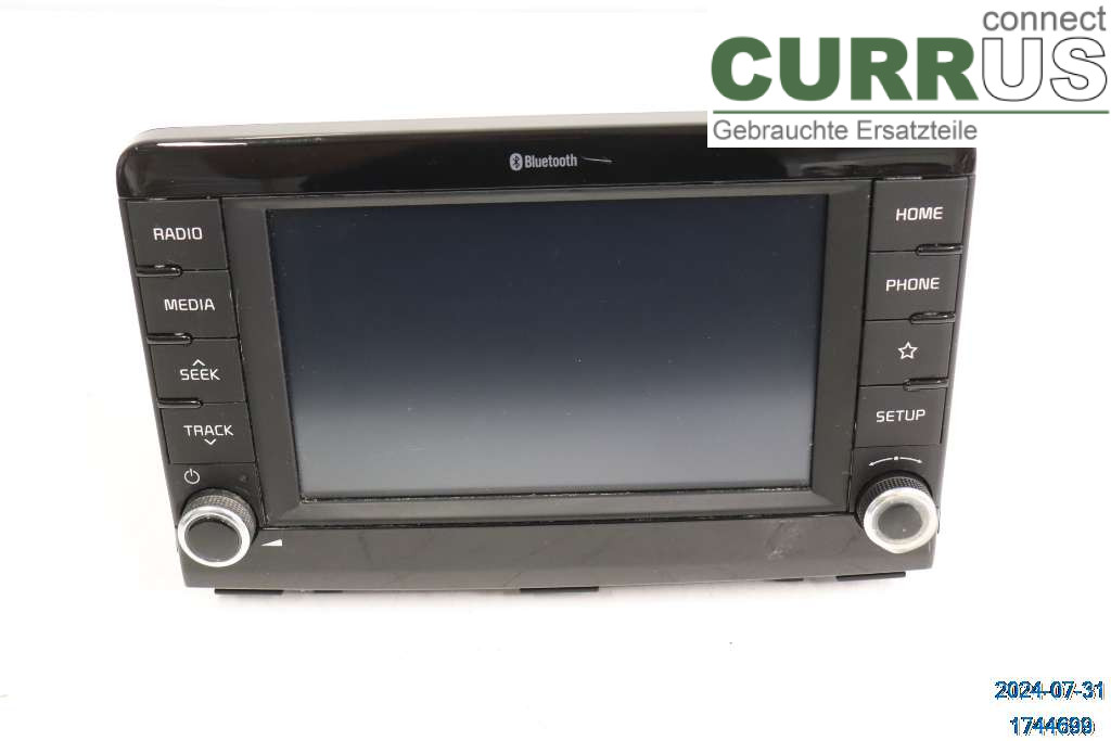 KIA STONIC  18- Radio CD /Multimediapanel 96160H8800FHV 1,0 T-GDI G3LC
