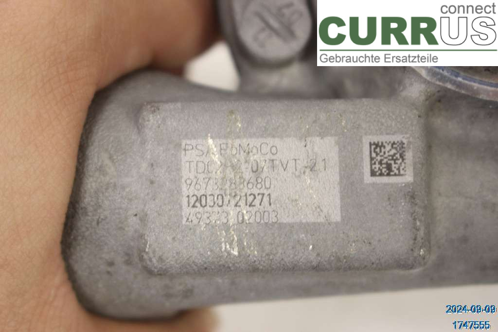 CITROEN BERLINGO  08-18 Turbolader 0375Q9 1.6