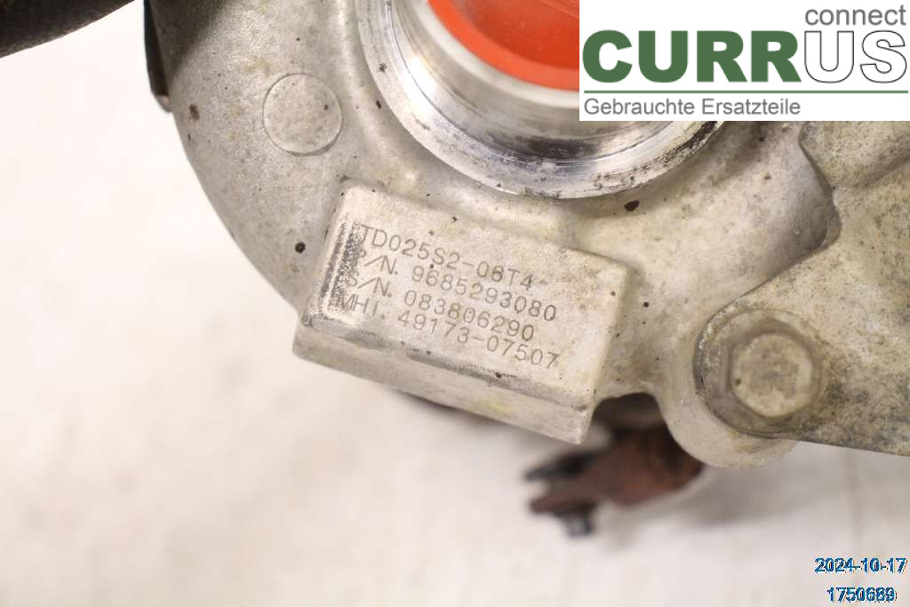 CITROEN BERLINGO  08-18 Turbo charger 0375Q2 1.6