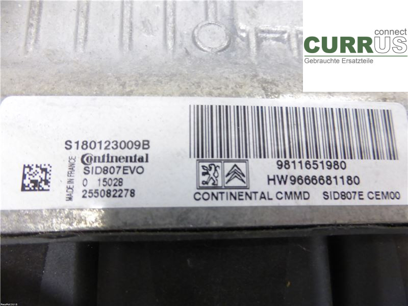 CITROEN C4 GRAND PICASSO 14-18 Sterownik silnika (ECU) 9800630080 1.6HDI 9HC