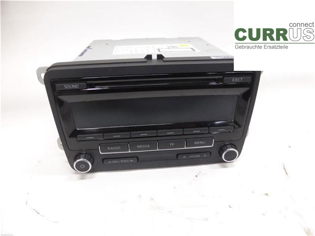 VW CADDY  11-15 Radio CD /Multimediapanel 1K0035186AN 1.6TDI CAYD
