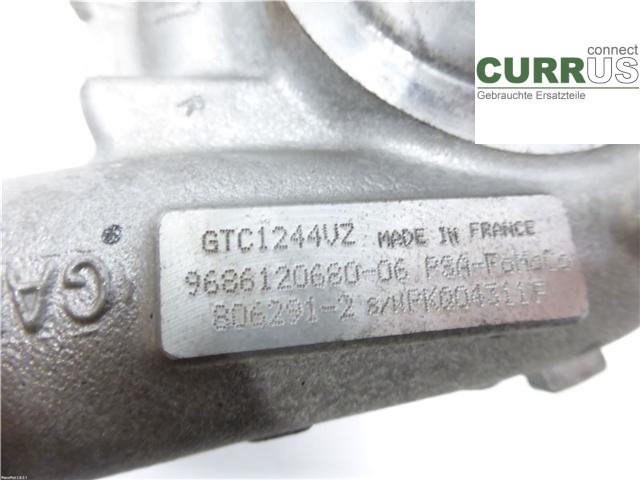 PEUGEOT 508  11-18 Turbo charger 0375P8 1.6 HDI 9HD