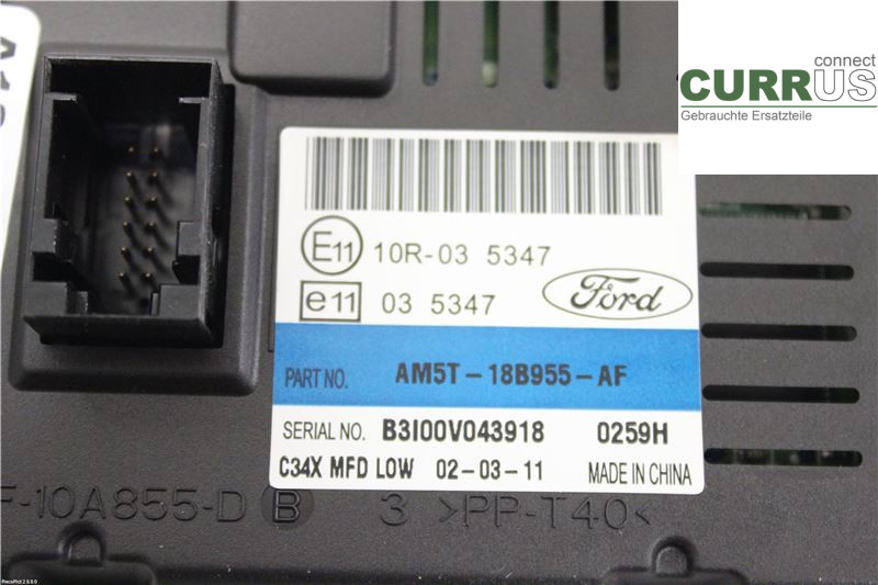 FORD C-MAX II  11-14 Radio CD / multimediepanel 1794520 