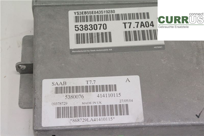 SAAB 9-5         -05  Sterownik silnika (ECU) 5380076 2.3T B235E