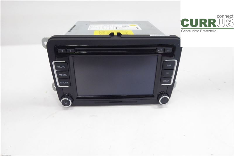 VW POLO       10-17 Radio CD / panneau multimédia 3C8035195F 1,2 CBZB
