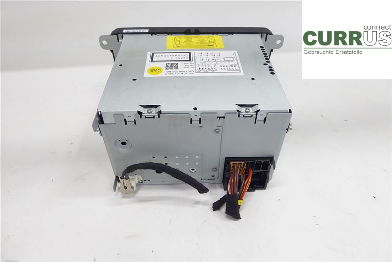 VW POLO       10-17 Radio CD / panneau multimédia 3C8035195F 1,2 CBZB