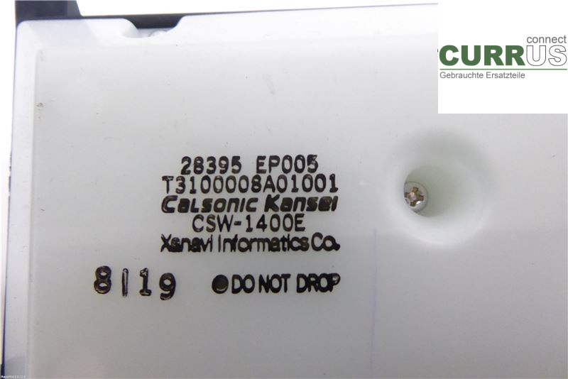 NISSAN NAVARA    05- Radio CD / Multimedia panel 28395EP005 2,5DCI YD25DDTI