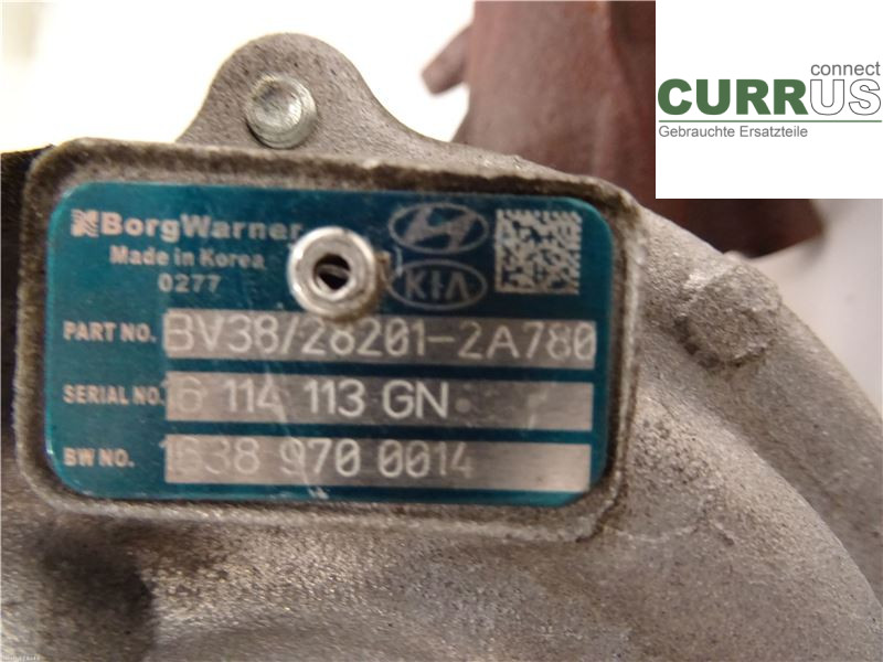KIA CEED  12-18 Turbo charger 282012A780 1,6CRDI D4FB
