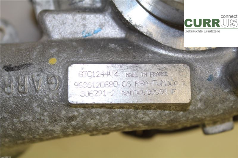 CITROEN C4 II  11-18 Turbo charger 0375P7 1.6HDI 9HR
