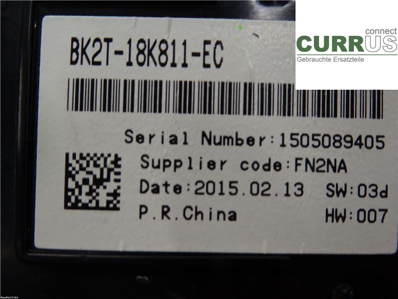 FORD TRAN./TOUR CUSTOM 13-24 Radio CD / Multimedia panel 2012662 CYFF