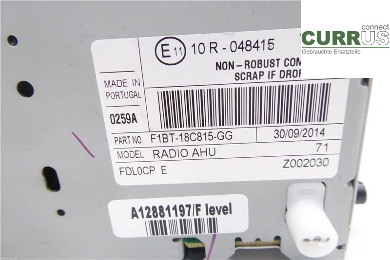 FORD FOCUS  15-18 Radio CD /Multimediapanel 2034072 