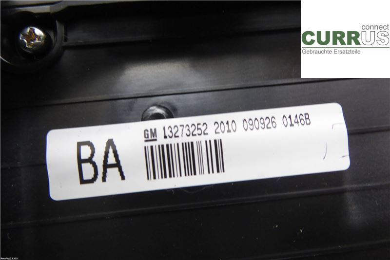 OPEL INSIGNIA  09-16 Radio CD / Multimedia panel 13273252 1,6T A16LET
