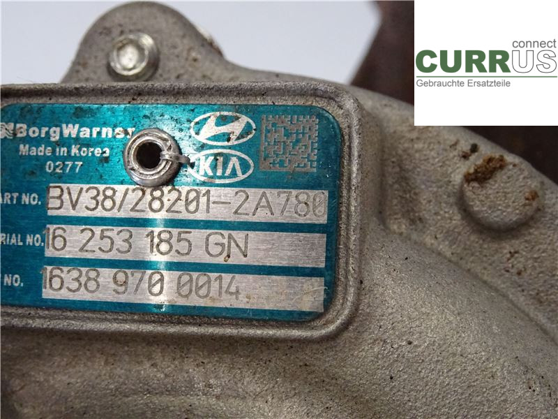 KIA CEED  12-18 Turbo charger 282012A780 1,6CRDI D4FB