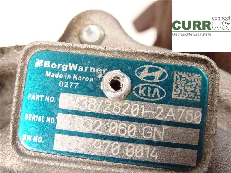 KIA CEED  12-18 Turbo charger 282012A780 1,6CRDI D4FB