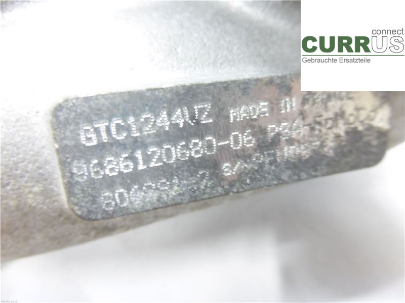 PEUGEOT PARTNER   08-15 Turbocompresseur 0375P8 9HL