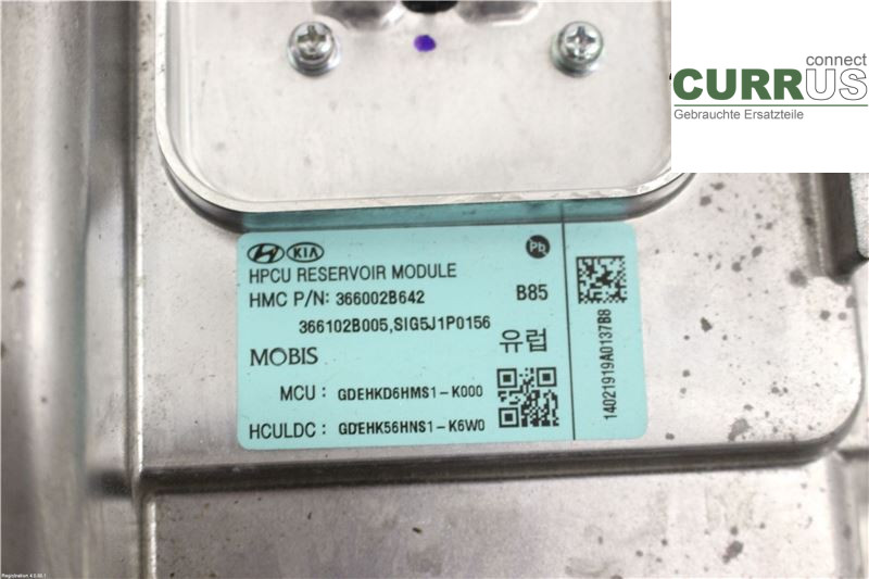 KIA NIRO (DE) 17- Module de distribution électrique 366002B642 G4LE6