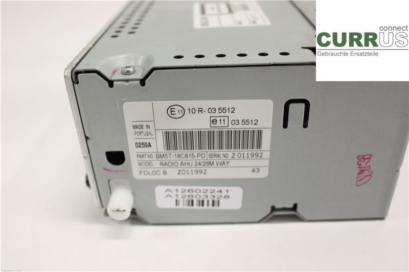 FORD B-MAX Radio-CD-/Multimedia-Panel 2025283 SFJA