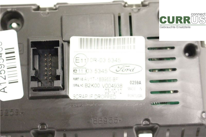 FORD B-MAX Wyświetlacz sterujący 2017880 SFJA