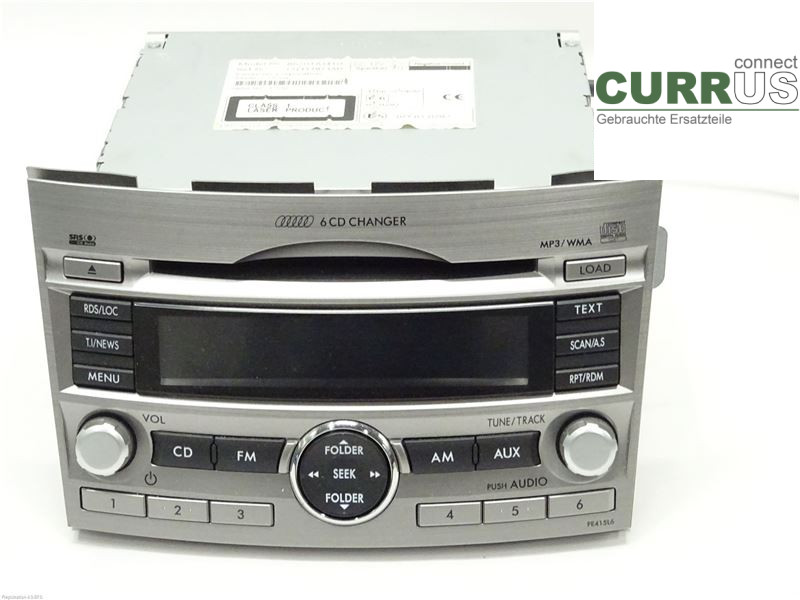 SUBARU OUTBACK    10-14 Radio CD / panneau multimédia 86201AJ410 EE20