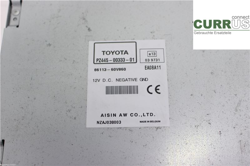 TOYOTA HILUX    05-16 Radio CD / Multimedia panel 8612005180 1KD-FTV
