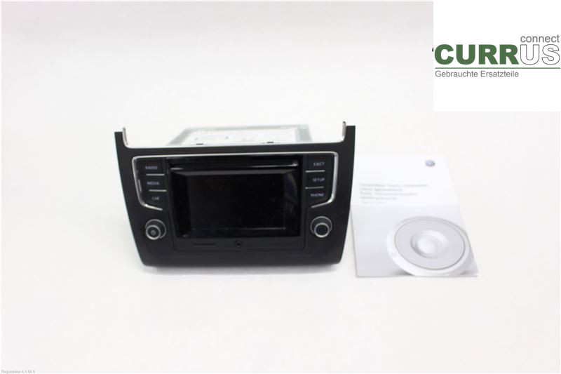 VW POLO       10-17 Radio-CD-/Multimedia-Panel 6C0035869D CJZC