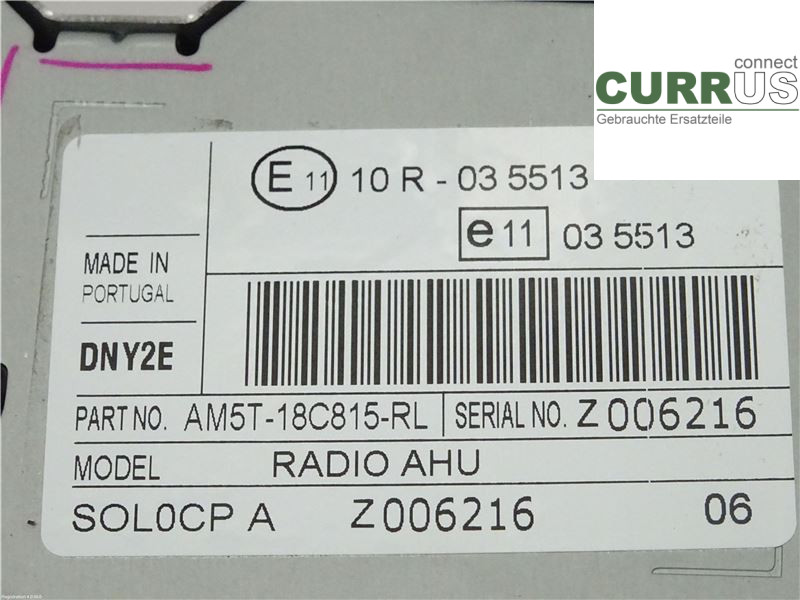 FORD C-MAX II 11-14 Radio CD / Multimedia panel 2277323 M1DA
