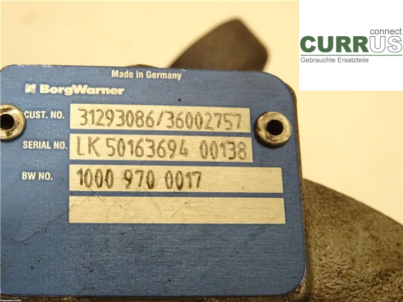 VOLVO V70      08-13 Turbo charger 36010145 D5244T10