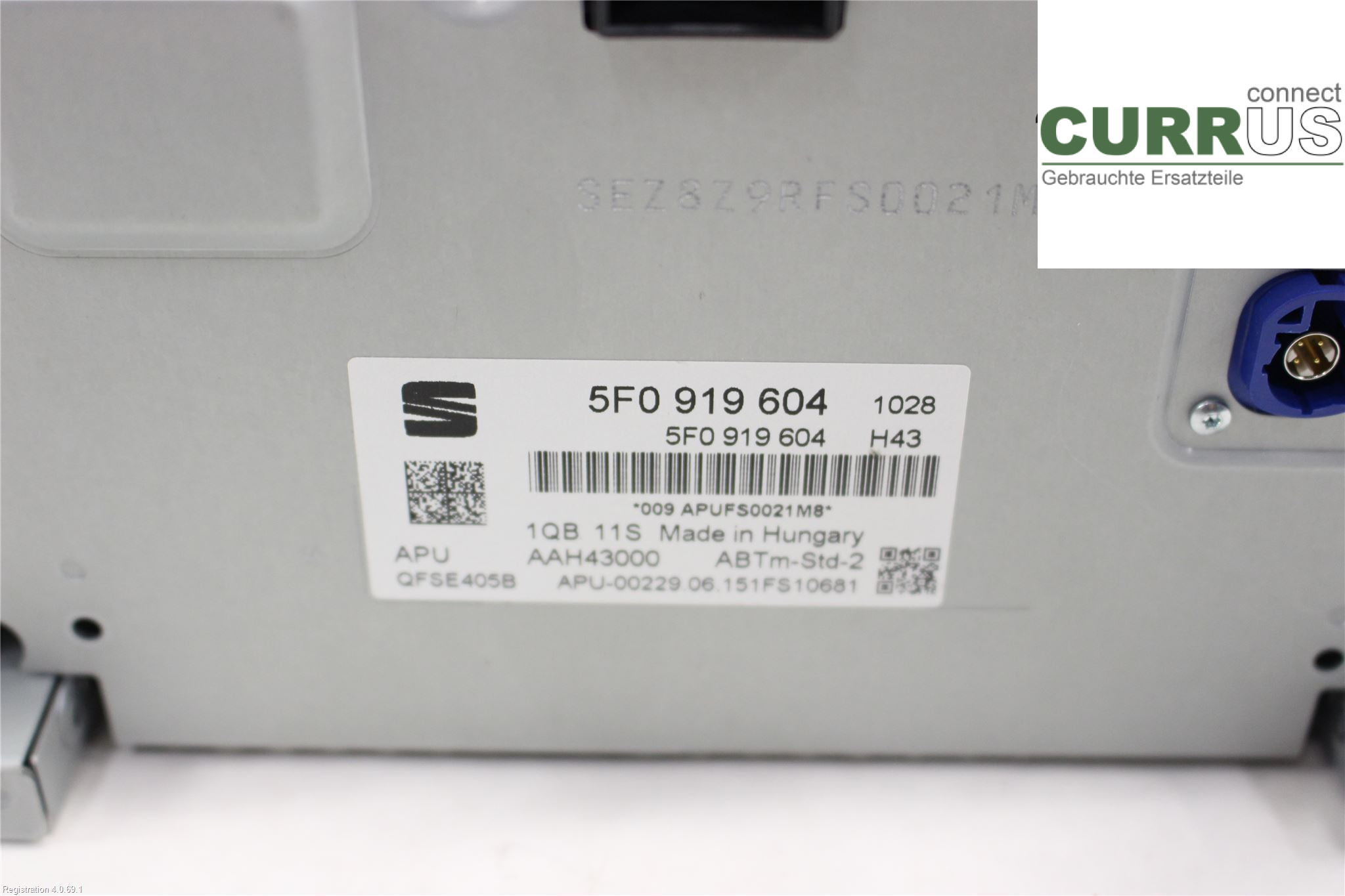 SEAT IBIZA IV   08-16 Kontrolskærm 5F0919604 CJZC