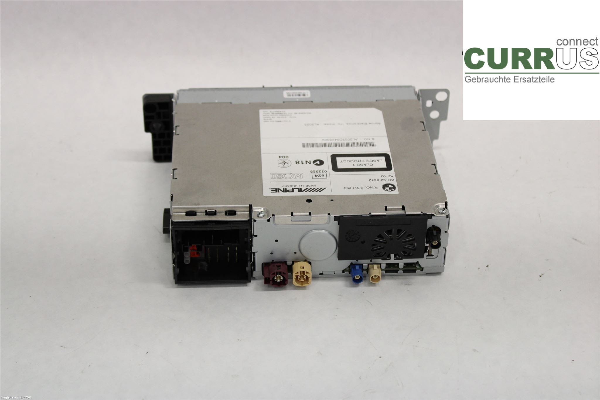BMW F10/F11/F18  09-17 Radio CD / panel multimedialny 65 12 9 273 857 N57-D30A
