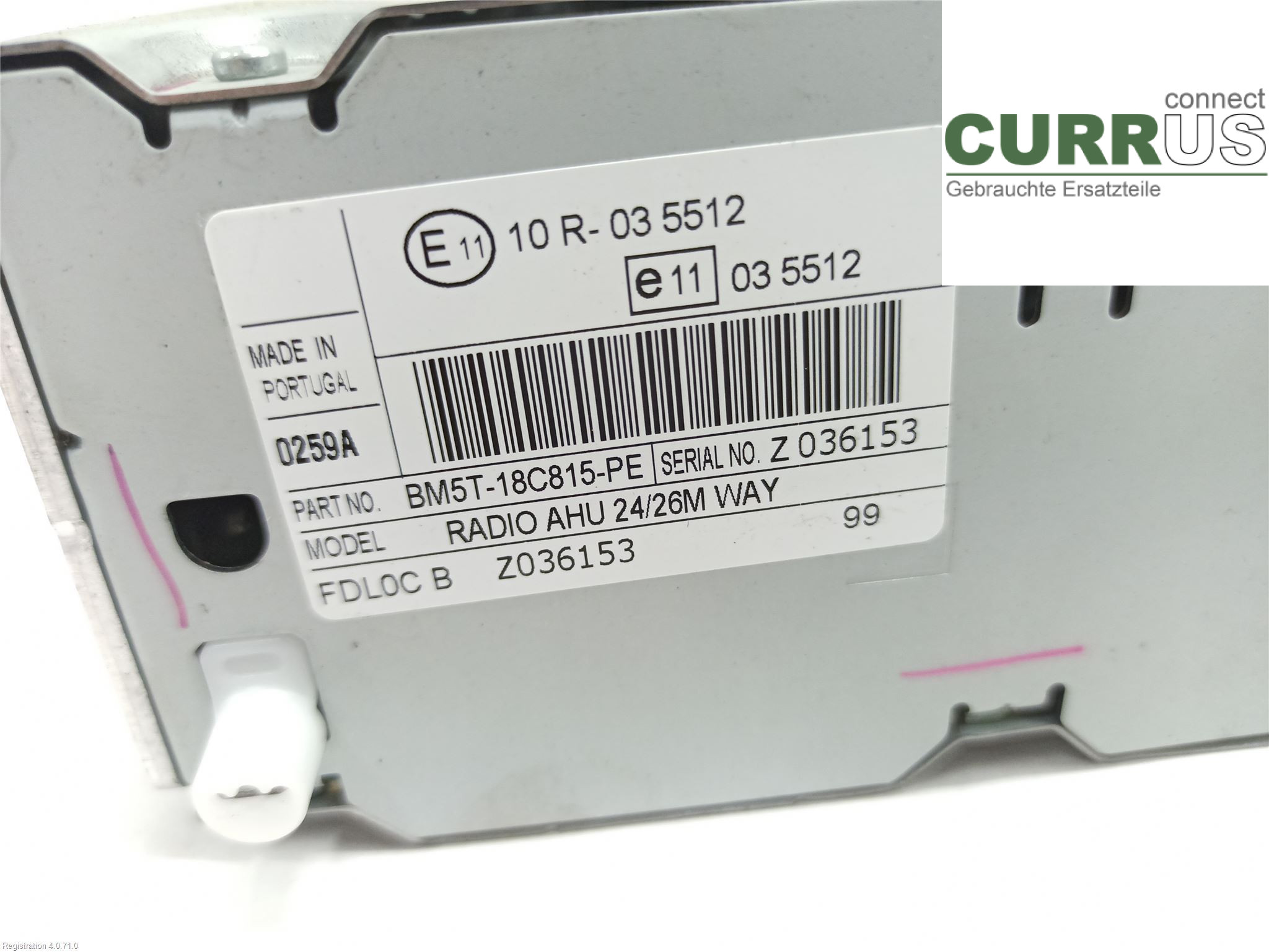 FORD TRAN./TOUR CUSTOM 13-24 Radio CD / Multimedia panel 2025283 DRFF