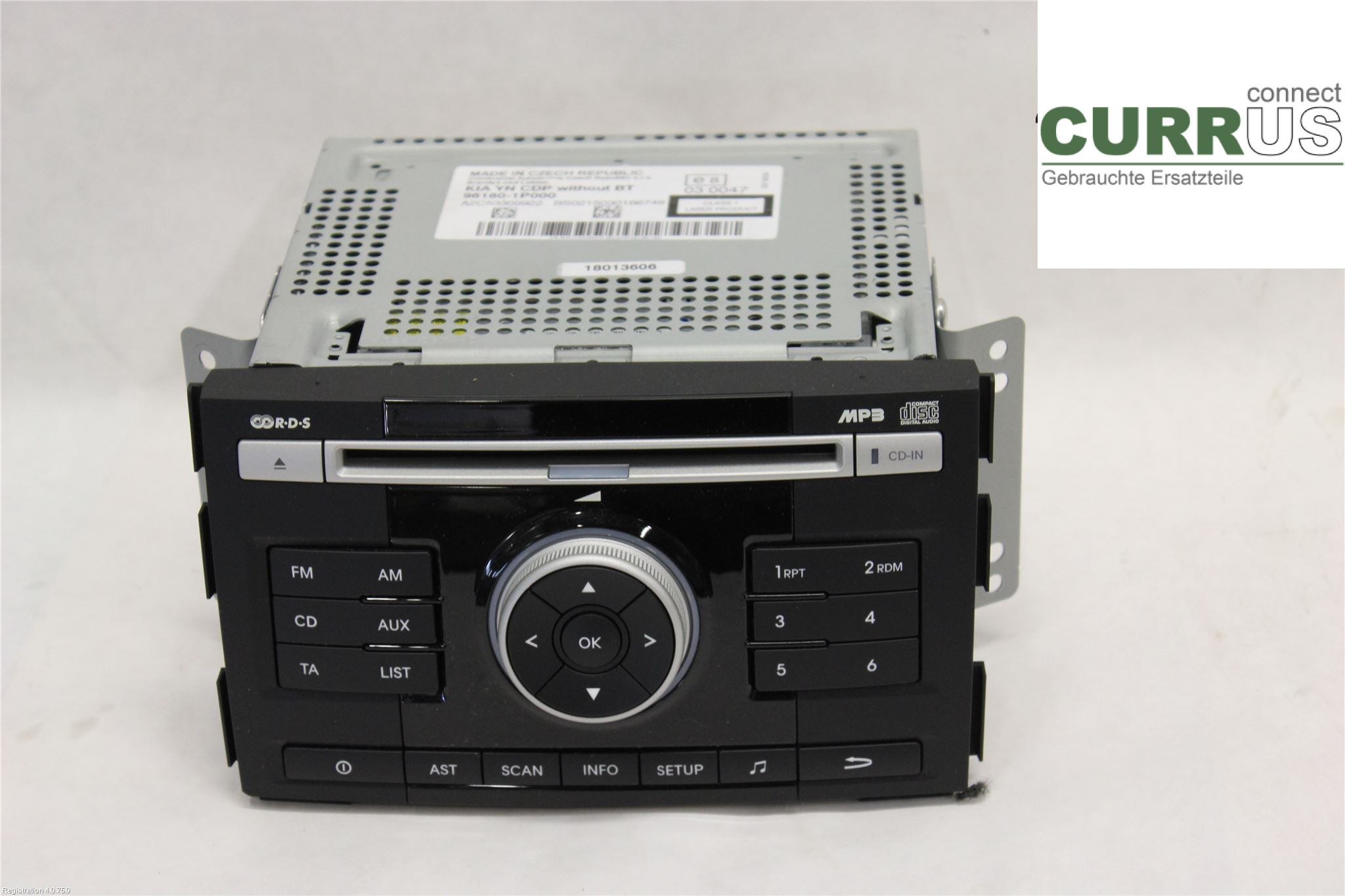 KIA VENGA      10--19 Radio CD /Multimediapanel 96160 1P000EQ D4FC