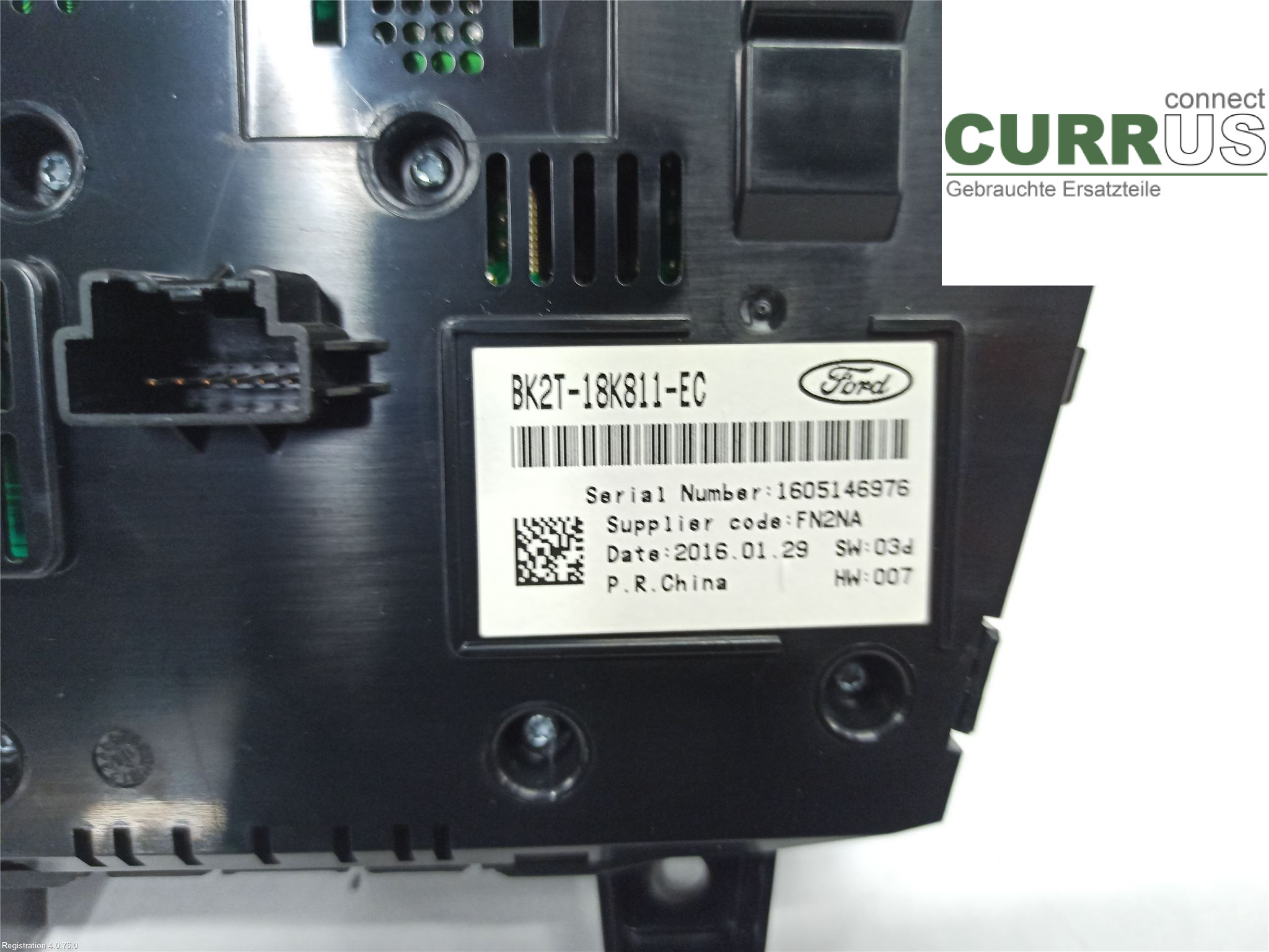 FORD TRAN./TOURN CONNECT 13- Radio CD / Multimedia panel 2013323 XWGB