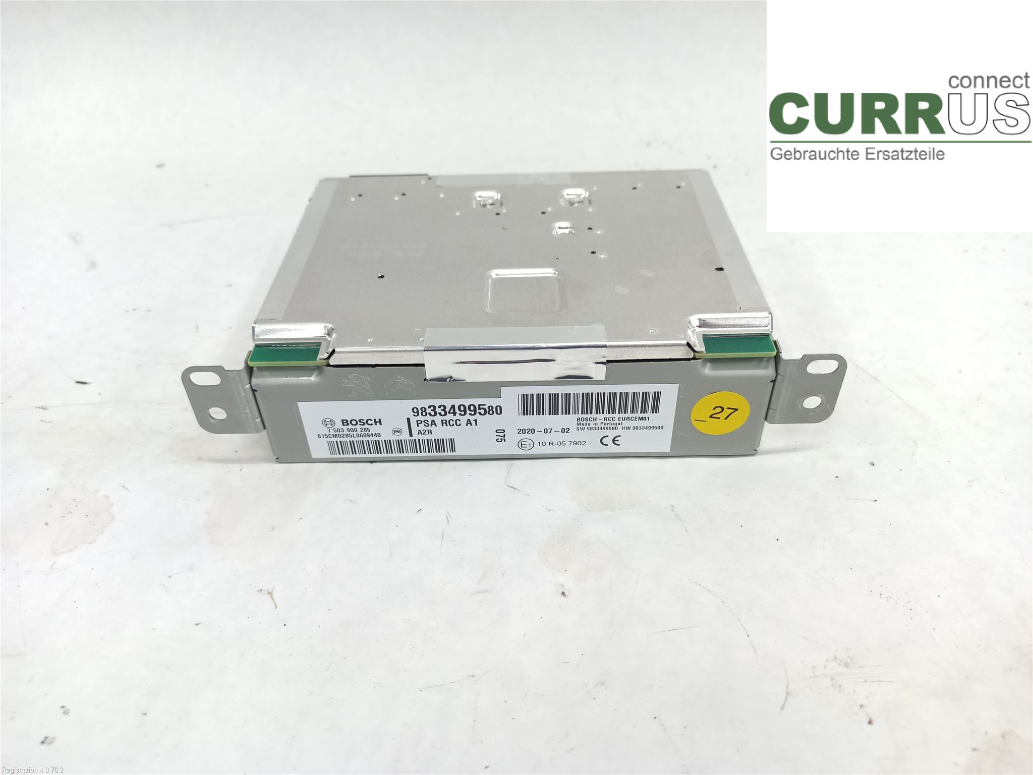 PEUGEOT EXPERT  17- Radio CD / Multimedia panel 16 666 298 80 AHK